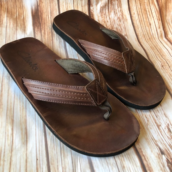 thong clarks flip flops